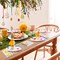 96Pcs Easter Bunny Peeps Party Plates Supplies - Happy Easter Rabbits Party Tableware Decorations Disposable Paper Plates Napkins Forks for Kids Spring Birthday Baby Shower, Serves 24